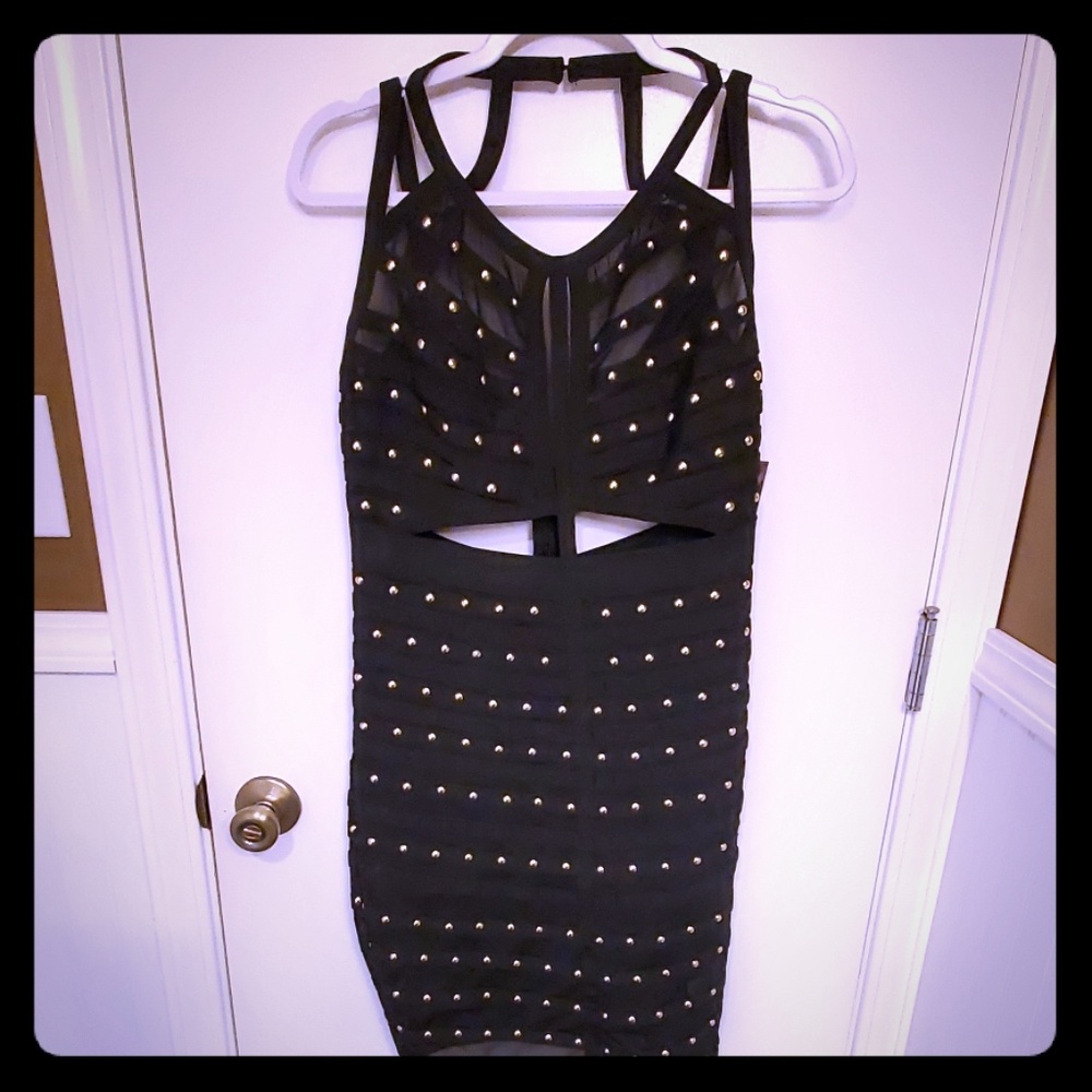 Studded S/S Bandage dress